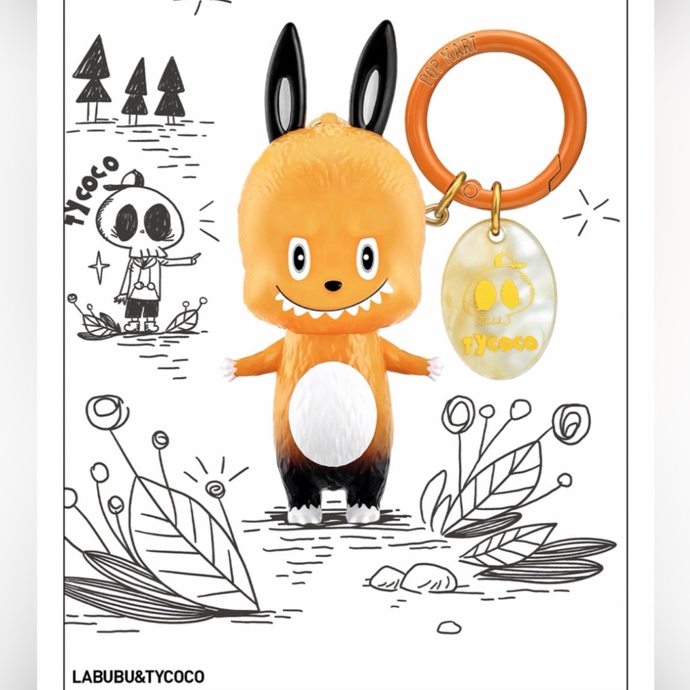 Labubu & Tycoco Keychain